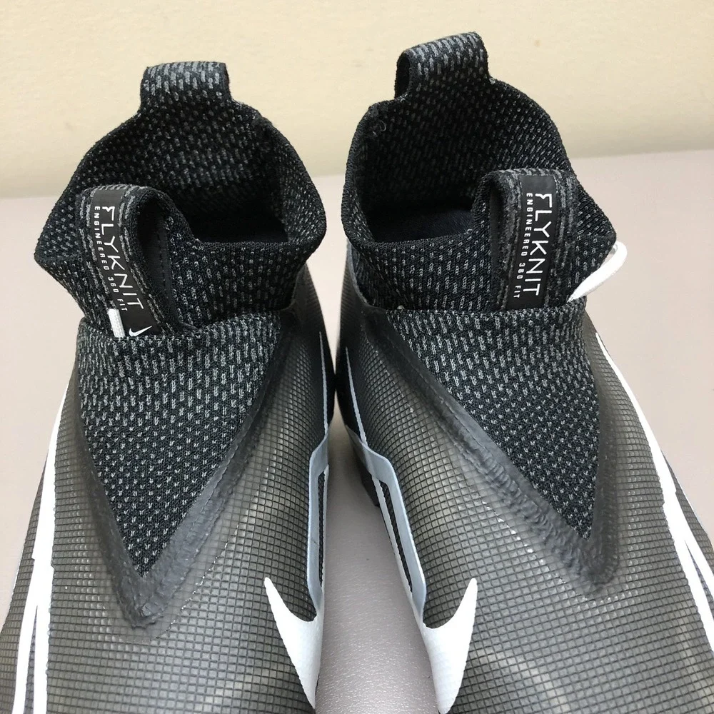 Nike Alpha Menace Elite 3 Flyknit Football Cleats Mens 11.5 Black CT6648-001 NEW
